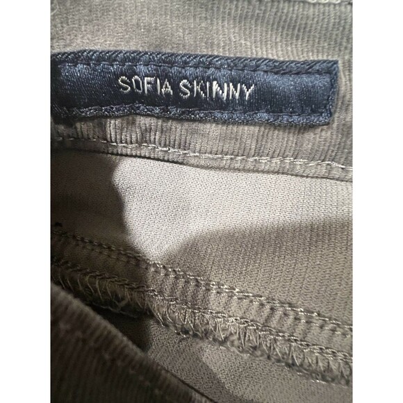 Lucky Brand Sofia Skinny Gray College Alt Preppy Jeans Cords Pants 14/32 Ankle - Picture 5 of 7